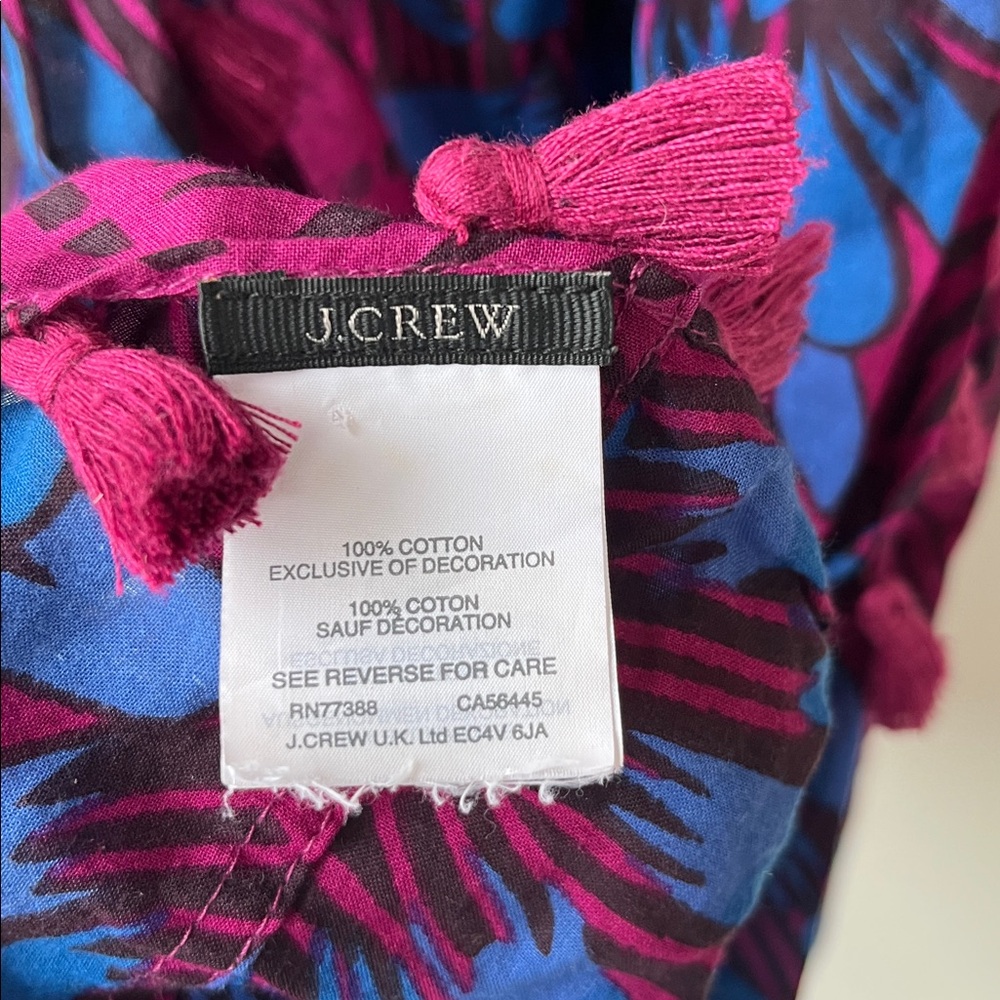 JCREW Infinity Wrap Scarf with Tassels - Picture 3 of 6